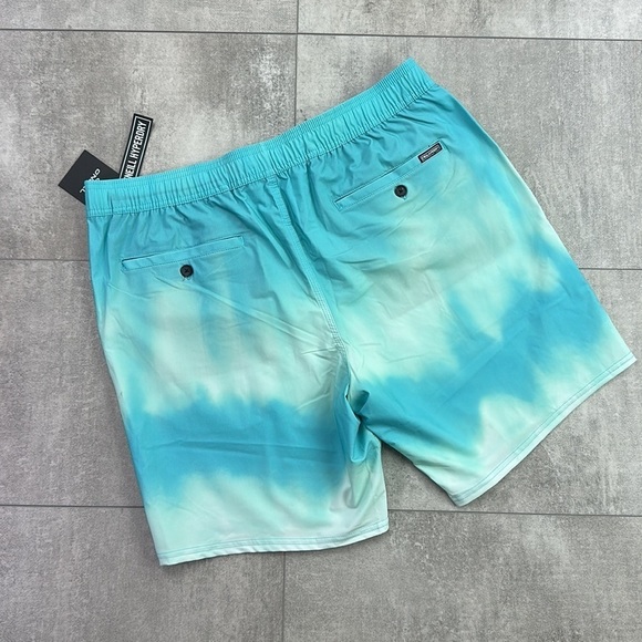 🔹O’NEILL🔹STOCKTON PRINTE- WAIST hybrid elastic waist every day shorts swim dry - Picture 7 of 10